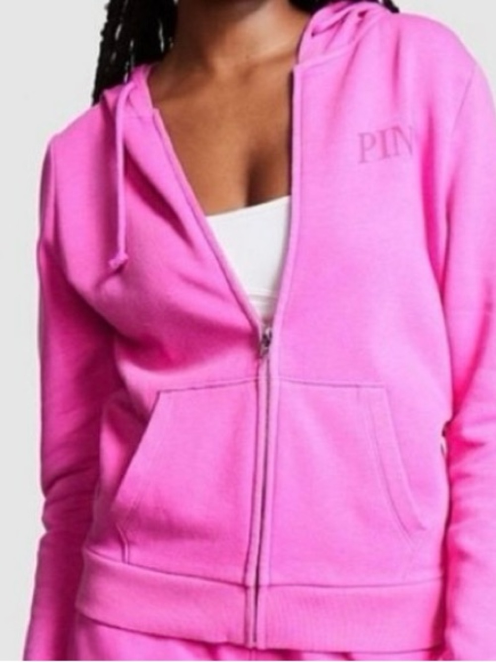 VS PINK Hooded Zip Up Sweatshirt
